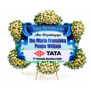 Papan Bunga Duka Cita 020