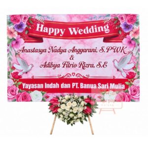 Papan Bunga Wedding 033