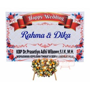 Papan Bunga Wedding 023