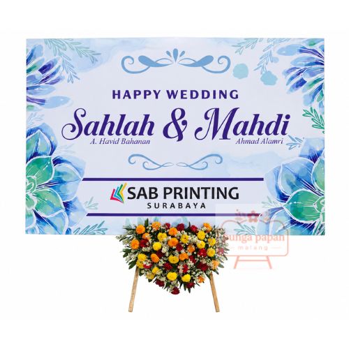 Papan Bunga Wedding 024