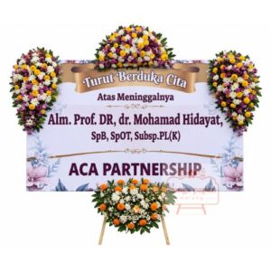 Papan Bunga Duka 034