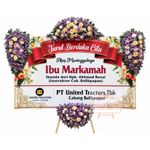 Papan Bunga Duka 035