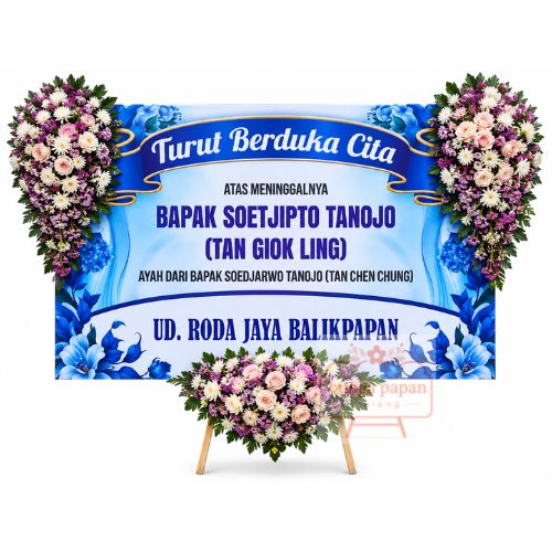Papan Bunga Duka 026
