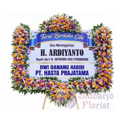 Papan Bunga Duka Cita 038