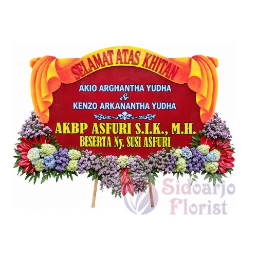 Papan Bunga Wedding 052