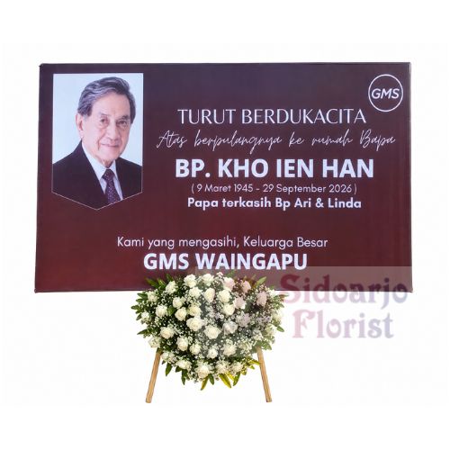 Papan Bunga Duka Cita 032